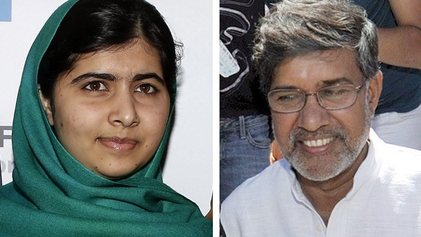 Malala Yousafzai - Kailash Satyarthi