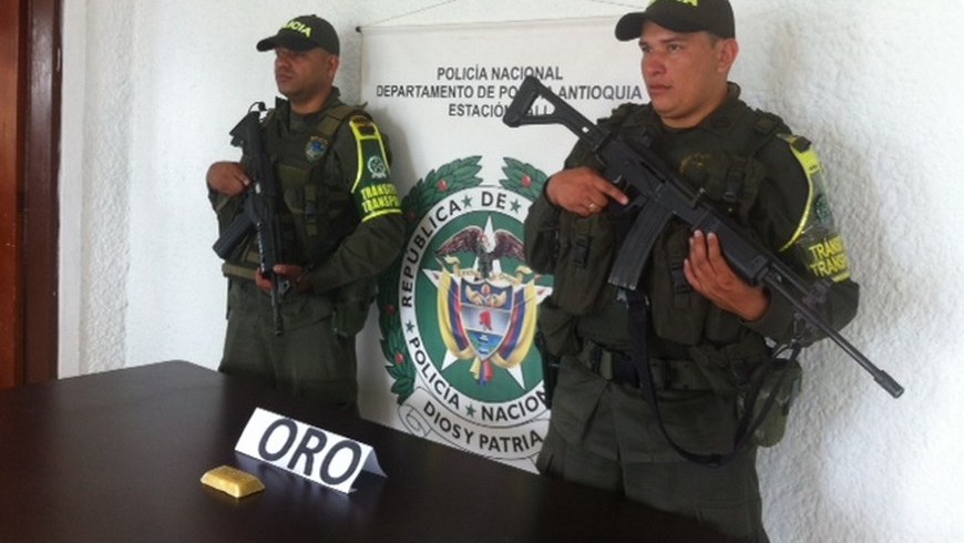 Incautan 2.305 gramos de oro en el Nordeste 3 Foto: Policía Antioquia