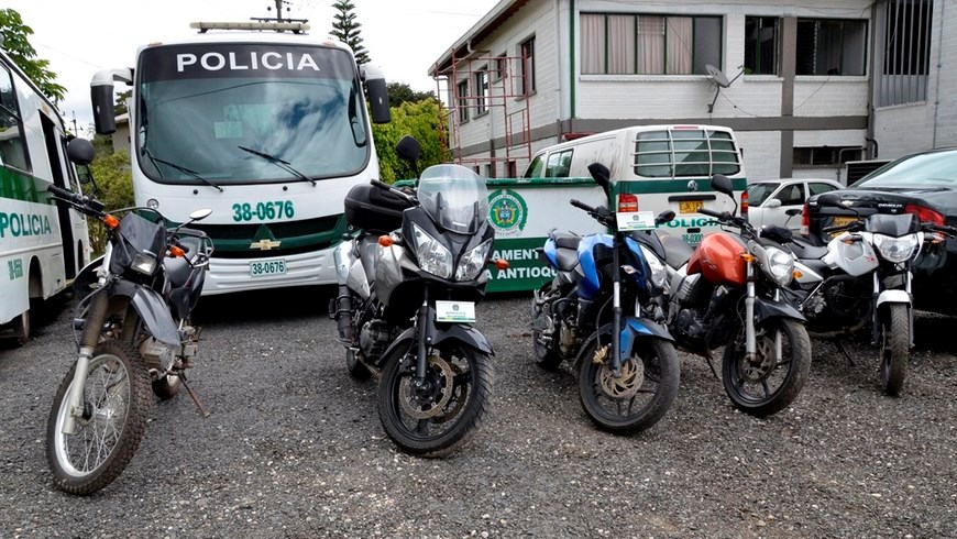 Vehículos recuperados por la Policía en el Valle de Aburrá. Placas 5 RECUPERADAS 2