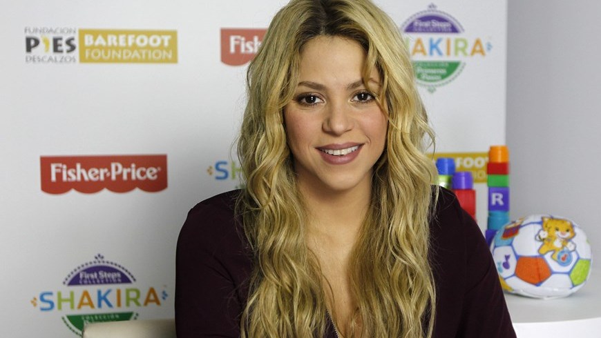 Shakira alardea de las primeras habilidades en la música que muestra su hijo, Sasha 1 Tomada de archivo.