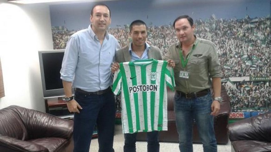 El buen hijo vuelve a casa, Iván Ramiro Córdoba visito Al Atlético Nacional. 1 img 20141028 wa00081