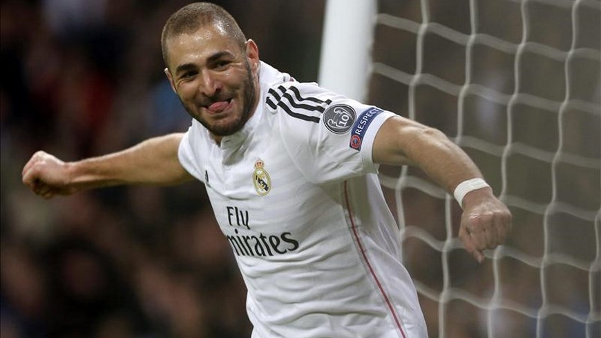 Benzema Foto EFE Real Madrid 1 Liverpool 0