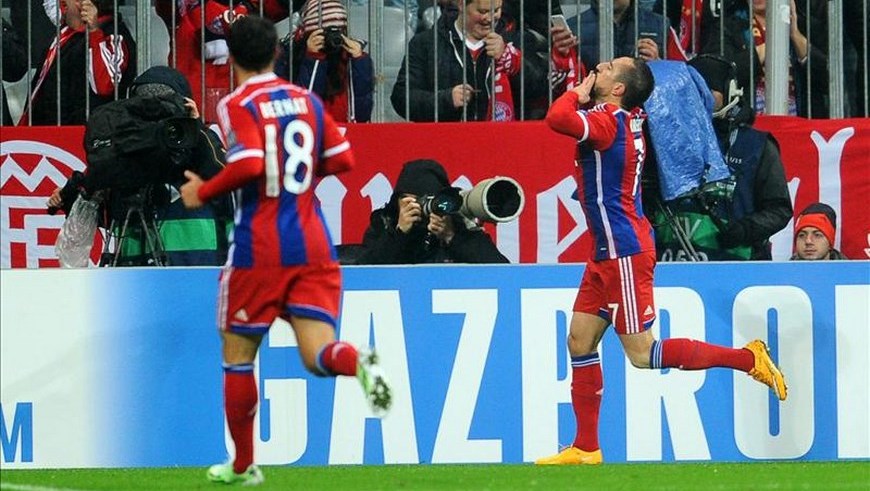Bayern ganó en Champions - Foto EFE