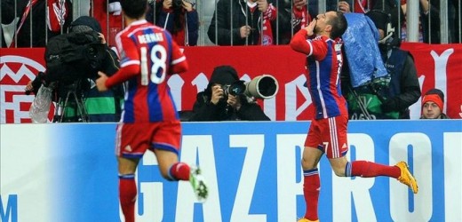 Ribery y Götze le dan el Bayern el primer lugar del grupo E