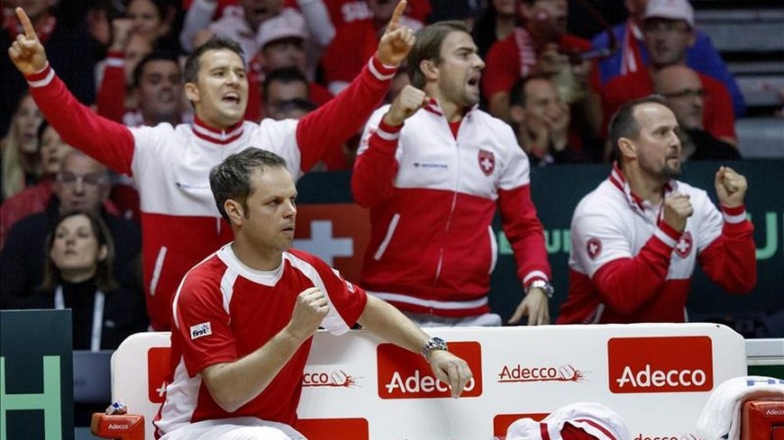 Stan Wawrinka da a Suiza el primer punto de la final de la Davis contra Francia 1 7402106w Copiar