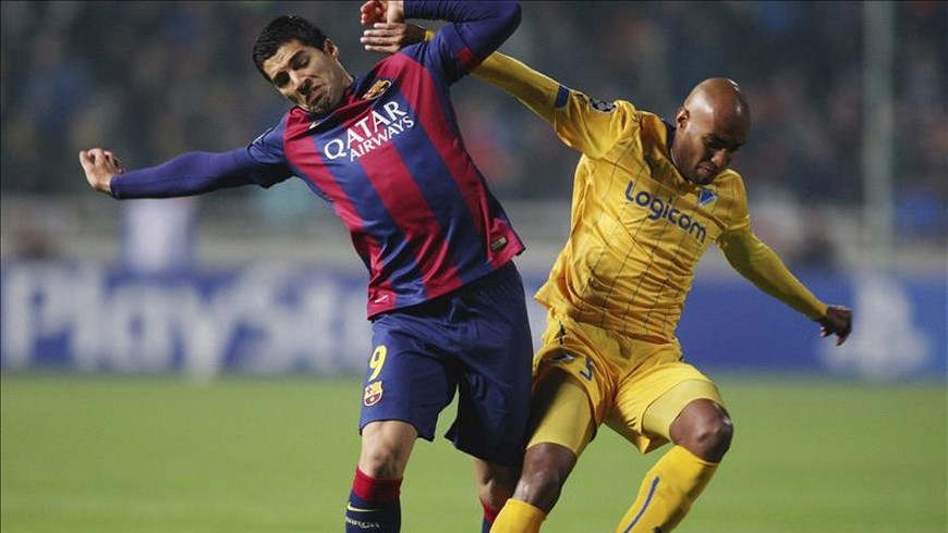 Luis Suárez Barcelona 1er gol - Foto EFE