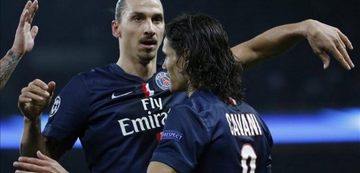 Cavani e Ibra mantienen al PSG al frente del grupo