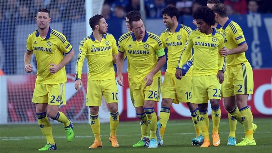 Chelsea goleó al Shalke - Foto EFE