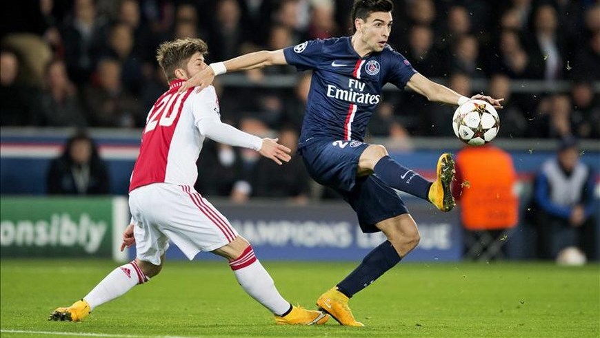 PSG vence al Ajax en Liga de Campeones - Foto EFE