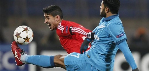 El Zenit sigue soñando al derrotar a un pobre Benfica