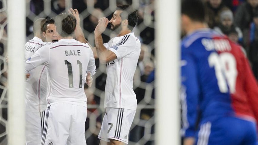 Real Madrid venció al Basilea - Foto EFE