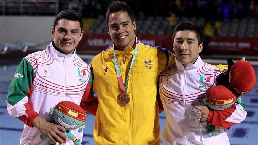 Sebastián Morales oro en trampolín 1m - Foto EFE