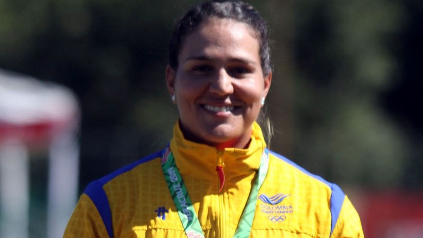 Ana Rendon Oro en Tiro con arco - Foto COC