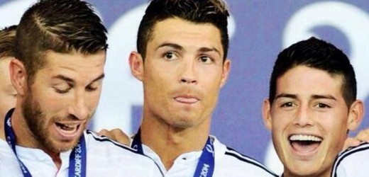 EN VIDEO: CR7, James Rodríguez y Sergio Ramos reciben abrazos de pequeños hinchas del Granada.