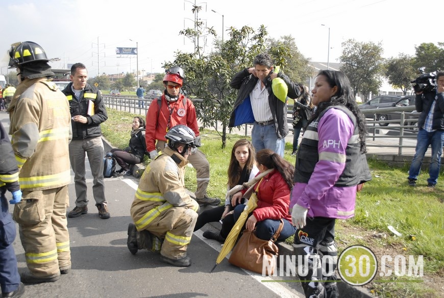 accidente transmilenio