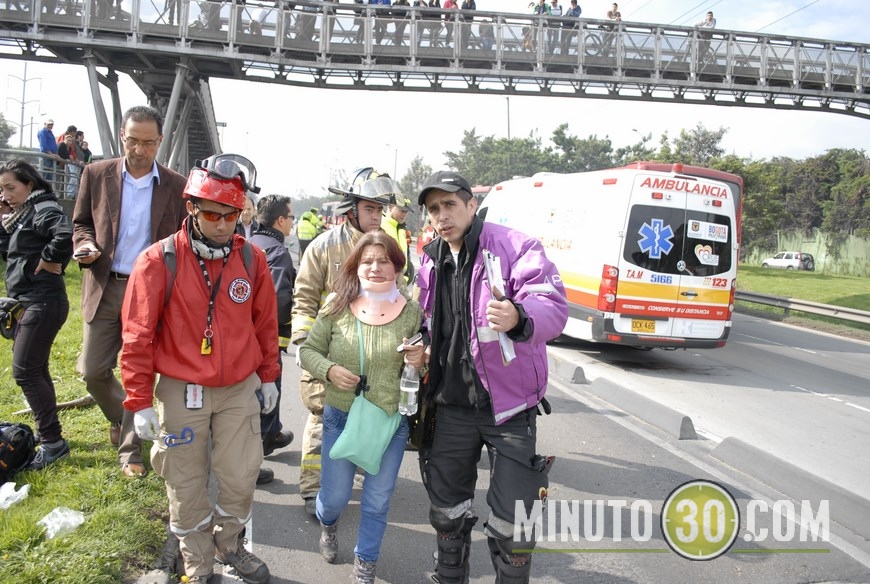 accidente transmilenio