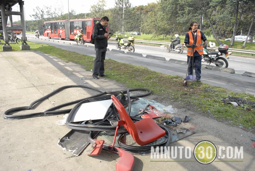 accidente transmilenio