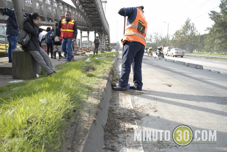 accidente transmilenio