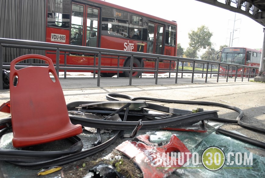 accidente transmilenio