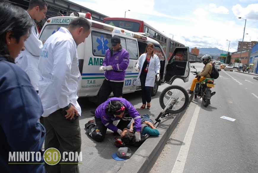 accidente transmilenio