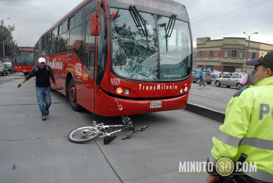 transmilenio arrollado