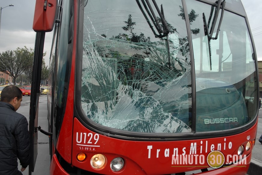 transmilenio arrolla a ciclista