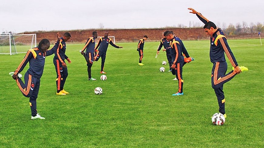 La Selección Colombia entrena en Londres hoy domingo para juego ante Eslovenia. 1 F1PR15.11.2014