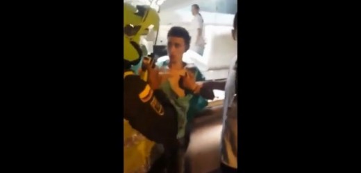 Video: Atracó al conductor de un bus en Sabaneta y fue atrapado por la comunidad