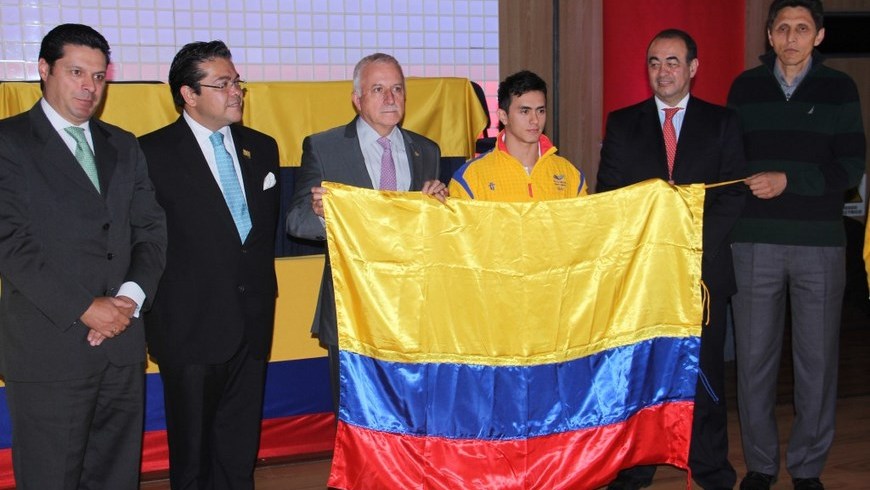 Foto COC- Atletas Colombianos a Centroamericanos