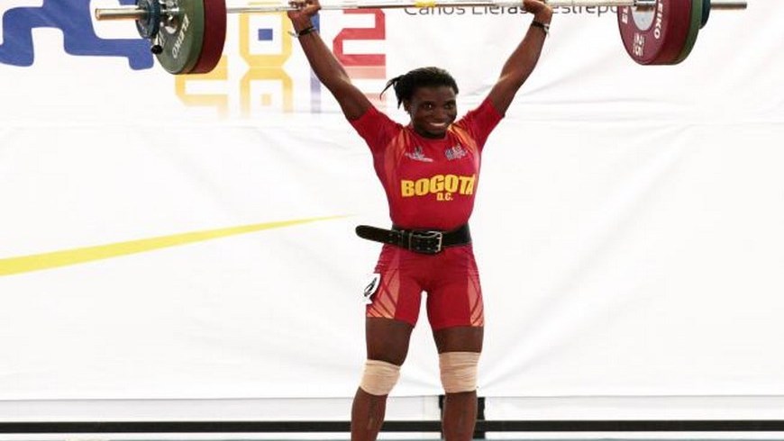 La colombiana Yenny Fernanda Álvarez medalla de bronce en Mundial de Pesas de Kazajistán. 1 Foto 14 11 12 5 29 52 p.m.