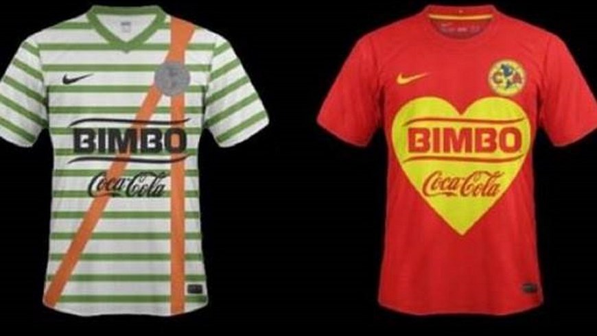 Foto Twitter - nuevas camisetas para el América de México diseñadas por seguidores