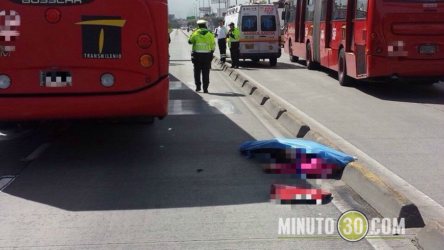 accidente transmilenio