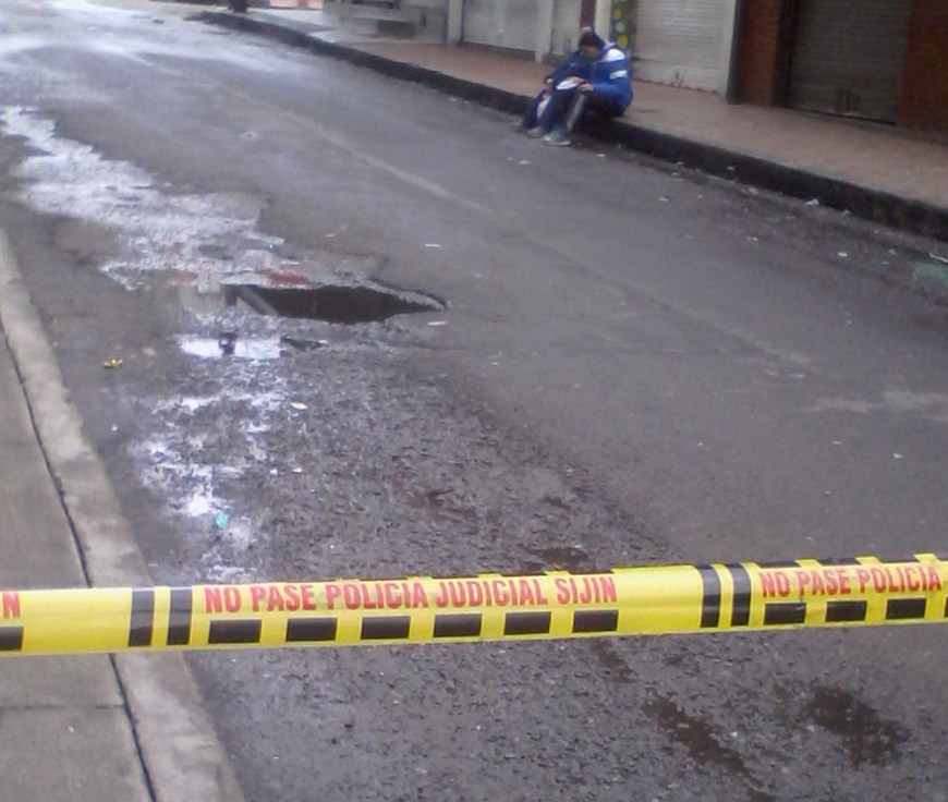 Fotografía del lugar de los hechos.