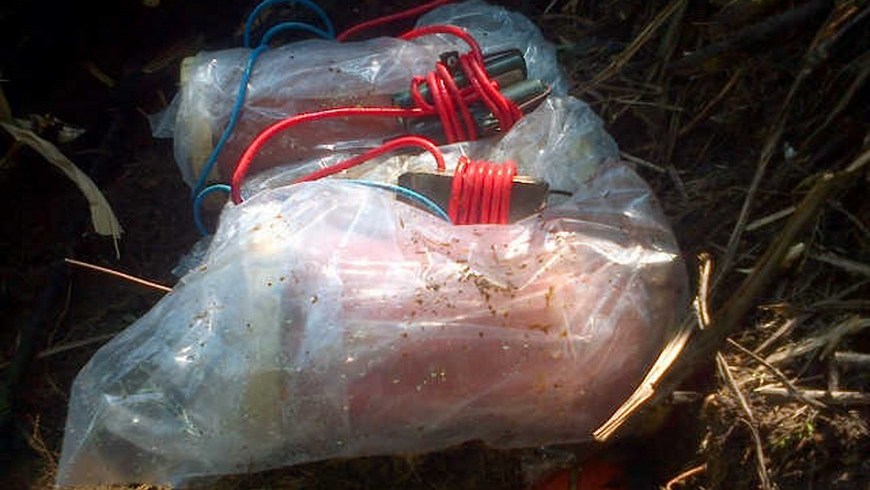 Artefactos Explosivos Improvisados. Foto: Ejército