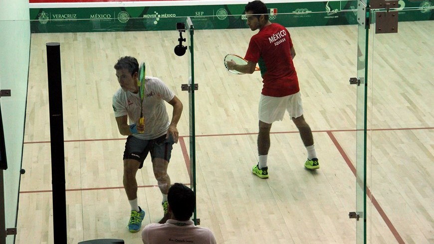 Miguel Ángel Rodríguez oro en Squash Veracruz 2014 - Foto COC