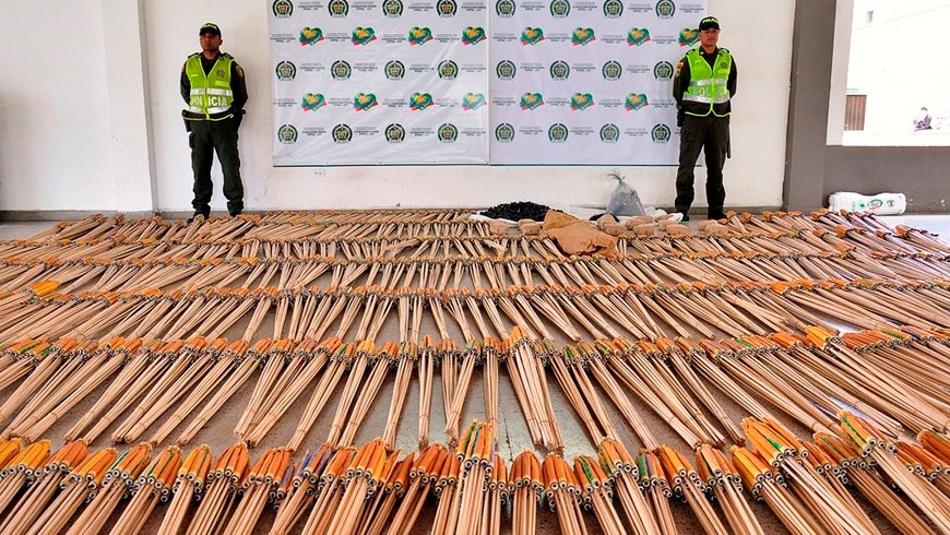 Una tonelada de pólvora incautó la Policía en Rionegro 2 Foto: Policía Antioquia