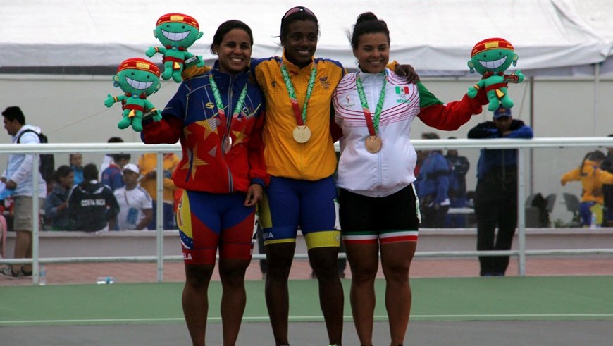 Podio 300m patinaje f