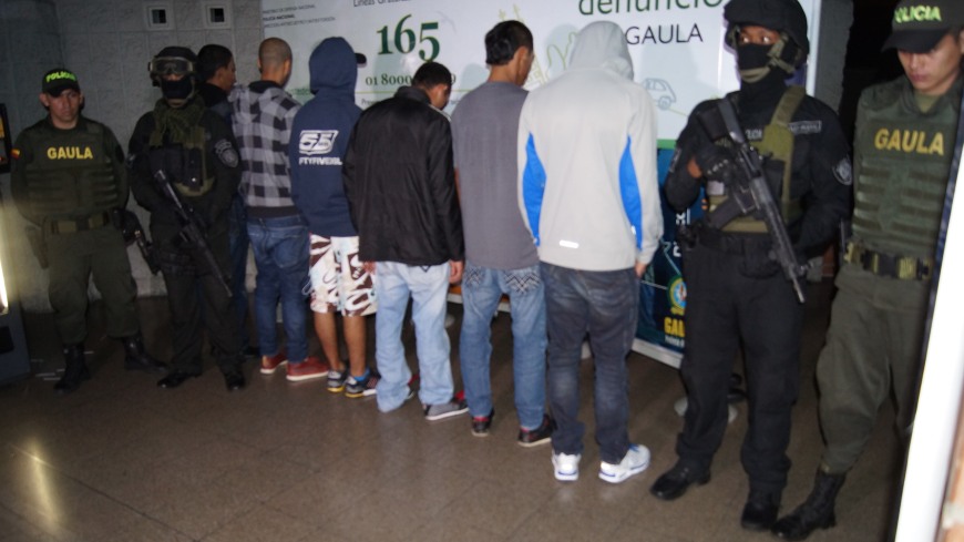 Autoridades dieron fuerte golpe a la banda delincuencial 'Pájaro Azul' de Castilla 3 Foto: Cortesía Policía Metropolitana del Valle de Aburrá