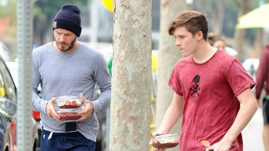 Según testigos, Beckham y a su hijo se veían "muy nerviosos" tras el accidente