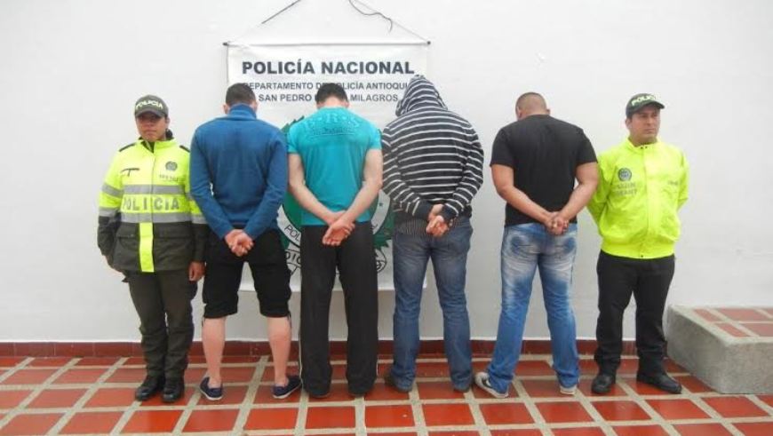 Cuatro abusadores cayeron en manos de las autoridades 2 Foto: Cortesía Policía Antioquia