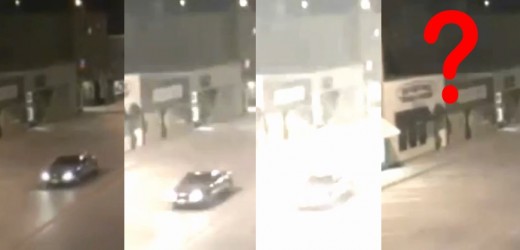 EN VIDEO: Carro desaparece “misteriosamente” en medio de una calle ¿Ficción o realidad?