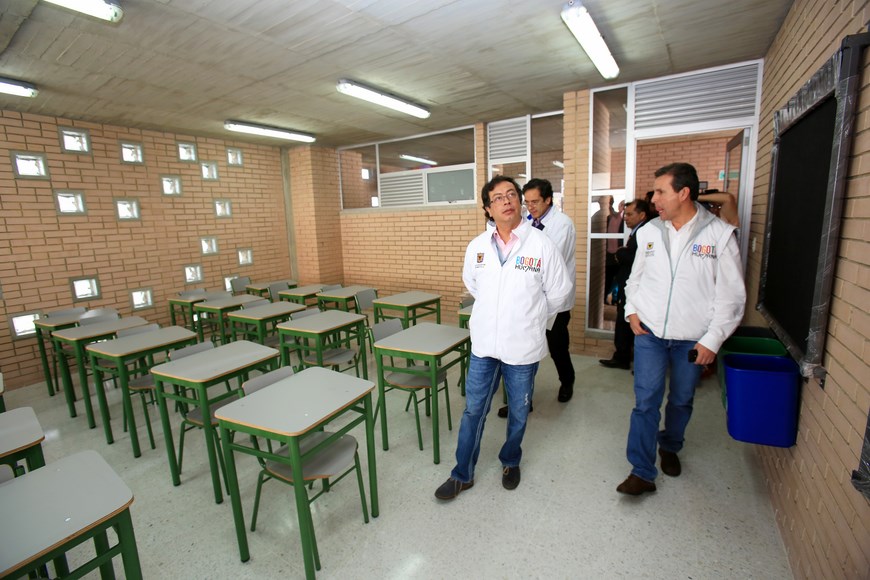Alcaldía de Bogotá entregó nuevo colegio en Puente Aranda 3 Foto: Cortesía Diego Bautista