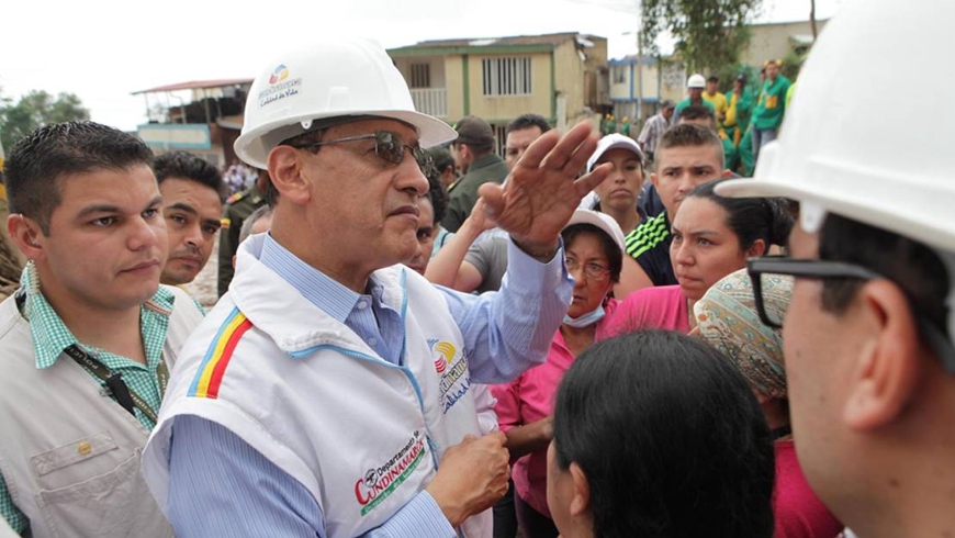 Apoyo interdisciplinario ofreció la Gobernación de Cundinamarca con ocasión de la avalancha ocurrida en Fusagasugá la semana pasada