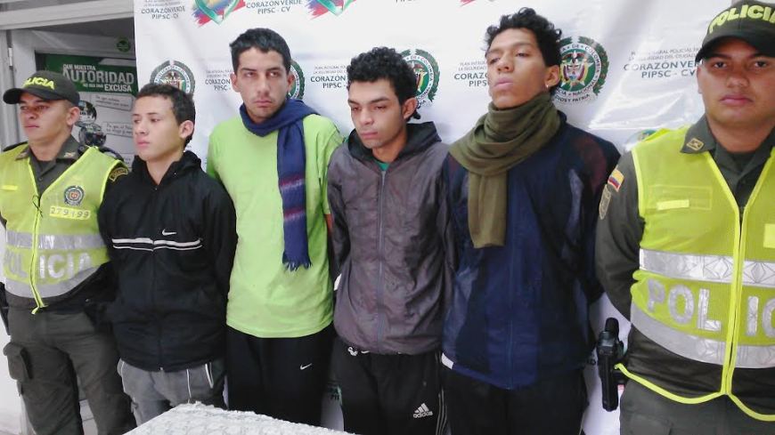 Policía desarticuló banda 'los Hinchas', dedicada al hurto de transporte público 6 los hinchas 1