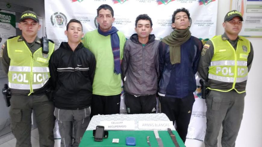 Policía desarticuló banda 'los Hinchas', dedicada al hurto de transporte público 7 los hinchas 2