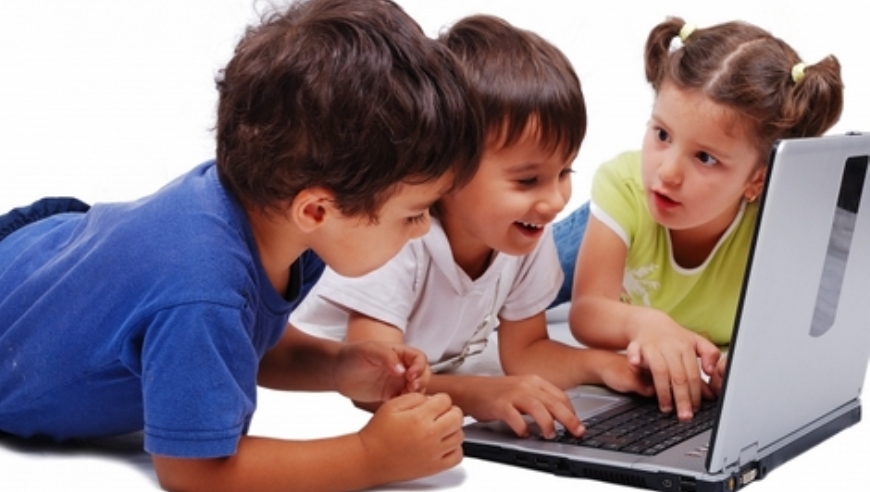 niños computador