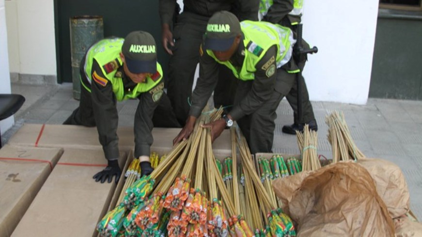Autoridades incautaron pólvora en Concordia y Marinilla 4 polvora
