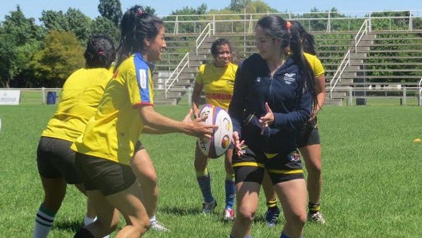 La Selección Colombia de Rugby Femenino, se foguea en Uruguay y Argentina. 1 Selección Colombia Femenina de Rugby - Foto COC