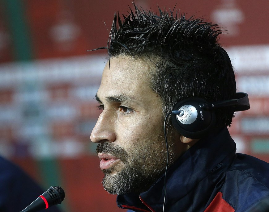 El defensa colombiano Mario Alberto Yepez