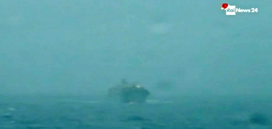 Ferry catches fire off coast of Greece